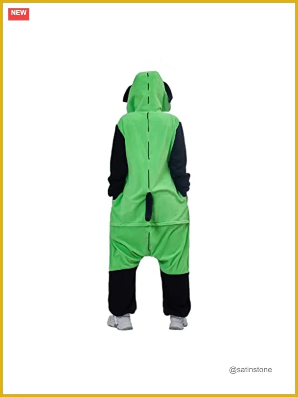 Invader Zim Cosplay Onesie Pajama - Anime Sleepwear with Hood and Zipper